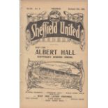 SHEF UTD - HUDDERSFIELD 1926 Shef Utd home programme v Huddersfield, 20/11/1926, Huddersfield ,