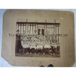 QUEEN'S PARK RANGERS 1904/5 An 11" X 9" black & white team group photograph issued by official