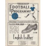 EVERTON - LEICESTER 1934 Everton home programme v Leicester, 10/3/1934, also covers Liverpool Res