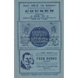 HUDDERSFIELD - MIDDLESBROUGH 1927-28 Huddersfield home programme v Middlesbrough, 18/2/1928,