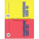ARSENAL HANDBOOKS Two Supporters' Club handbooks for 1980/1 and 1982/3. Arsenal did not issue an