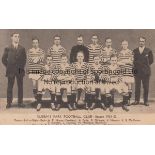 QUEEN'S PARK Black & white team group postcard 1921/2. Generally good