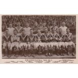 BIRMINGHAM Black & white team group postcard 1924/5. Issued by Albert Wilkes. Generally good