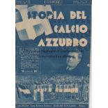 1934 FIFA WORLD CUP FINAL Italy v Czechoslovakia played 10 June 1934 in Rome. Rare ''COSMOS''