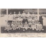 BRIGHTON & HOVE ALBION Black & white team group postcard 1906/7. Issued by Thos. Donovan & Son.