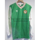 GALVIN - IRISH REPUBLIC Long sleeved Ireland home shirt, green with white sleeves with green