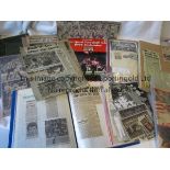 BRENTFORD A collection of Brentford ephemera from the 1920's to the 2000's to include 2 team