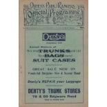 QPR- THE ARSENAL 1925 Full size programme, QPR Reserves v The Arsenal Reserves, 12/9/1925, twelve