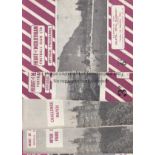 HEARTS A collection of 22 Heart of Midlothian home programmes 1958/59 to 1998/99 either against