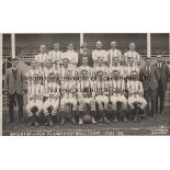 BRIGHTON & HOVE ALBION Postcard, b/w team group 1921/2 issued by C.A. Wiles. Good