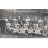 GLASGOW RANGERS Postcard, b/w/ team group 1911/12, Health & Strength Series. Good