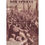 1937 L'EXPOSITION-INTERNATIONALE Football Tournament Olympique Marseille v Chelsea played 30 May