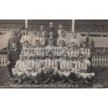 BRIGHTON & HOVE ALBION Postcard, b/w team group 1919/20 issued by C.A. Wiles. Good