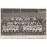 DONCASTER ROVERS Black & white team group postcard 1926/7. Issued by Lawrence. Generally good