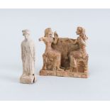 TWO ANCIENT TERRACOTTA FIGURES