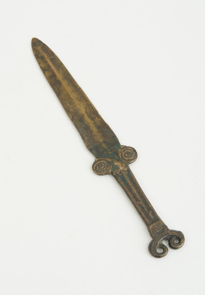 RARE SCYTHIAN ORDOS BRONZE SHORT SWORD - Image 2 of 3