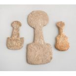 THREE ANATOLIAN LIMESTONE IDOLS