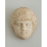 ROMAN CARVED MARBLE HEAD OF A BOY