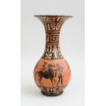 APULIAN STYLE GLAZED POTTERY VASE