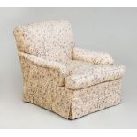 COTTON UPHOLSTERED CLUB CHAIR, DESIGNED BY PARISH HADLEY