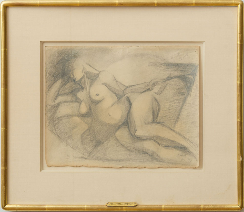 ANDRÉ LHOTE (1885-1962): RECLINING FEMALE NUDE