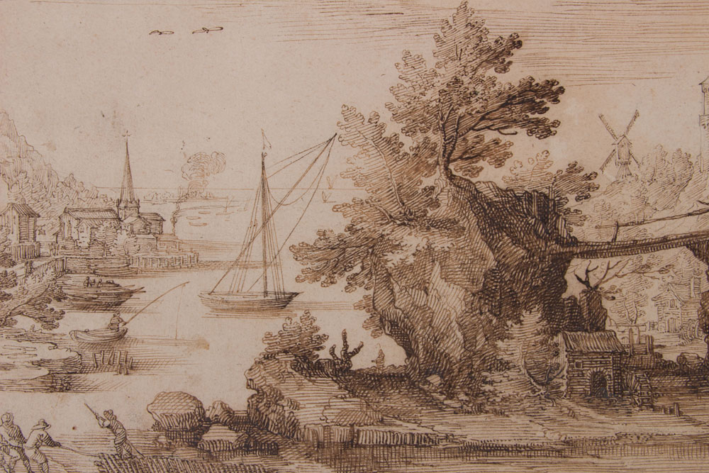 DUTCH SCHOOL: HARBOR SCENE - Image 8 of 9