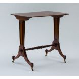 REGENCY MAHOGANY TRESTLE TABLE