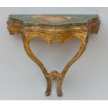 ITALIAN ROCOCO GILTWOOD CONSOLE