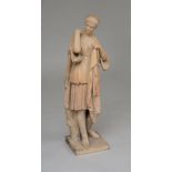 ENGLISH COADE STONE TYPE MODEL OF A CLASSICAL MAIDEN