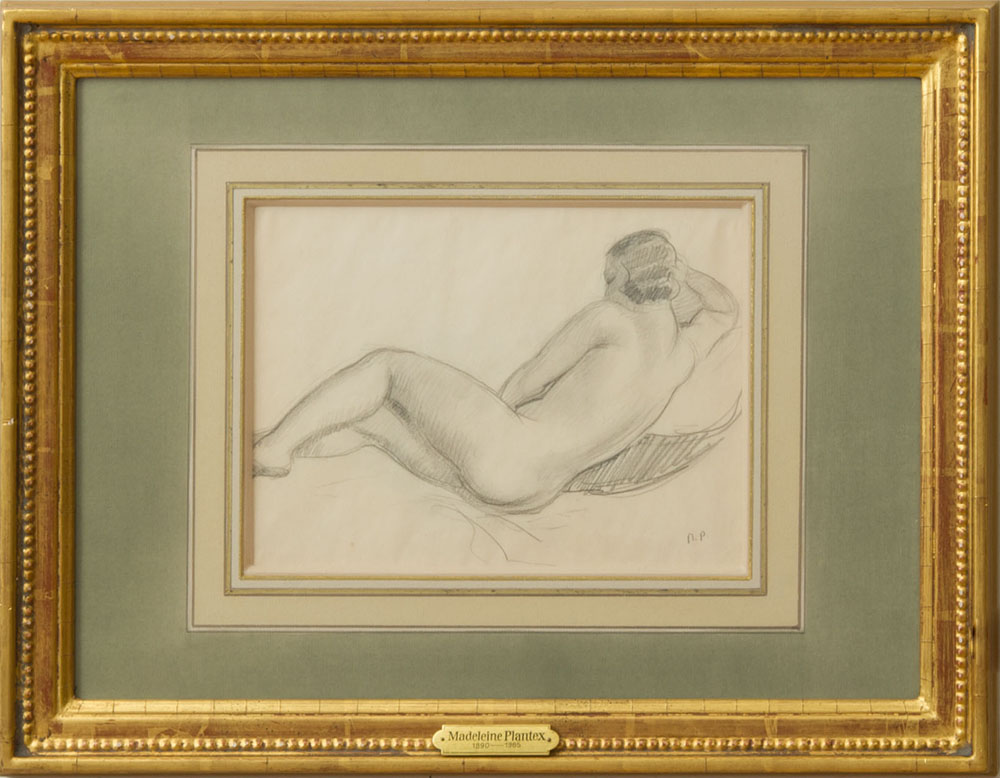 MADELAIN PLANTEX (1890-1985): RECLINING NUDE