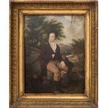 ENGLISH SCHOOL: PORTRAIT OF A SEATED GENTLEMAN