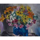 MARTHA WALTER (1875-1976): BLUE VASE OF FLOWERS