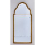 PAIR OF QUEEN ANNE STYLE GILTWOOD MIRRORS