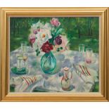 MARTHA WALTER (1875-1976): GARDEN PICNIC TABLE