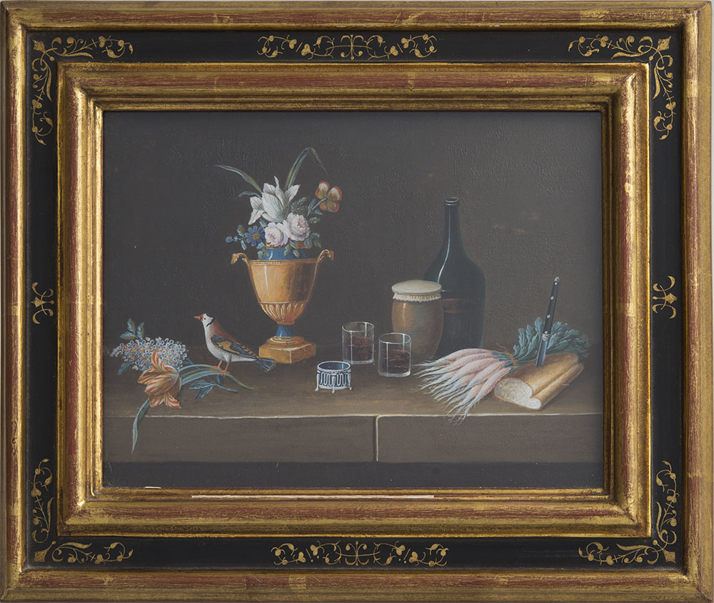 ATTRIBUTED TO PAUL LELONG (1799-1846): STILL LIFES: A PAIR