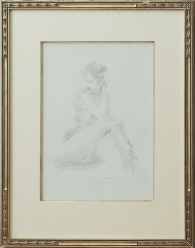 MADELAIN PLANTEX (1890-1985): RECLINING NUDE - Image 6 of 10