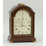 REGENCY BRASS-MOUNTED MAHOGANY BRACKET CLOCK