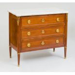 LOUIS XVI ORMOLU-MOUNTED MAHOGANY COMMODE, STAMPED G. KINTZ