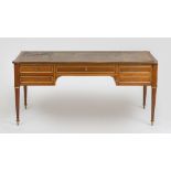 LOUIS XVI BRASS-MOUNTED MAHOGANY BUREAU PLAT