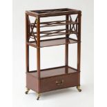 REGENCY STYLE MAHOGANY BOOK STAND