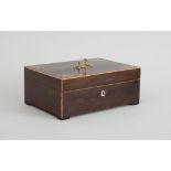 FRENCH MARQUETRY-INLAID ROSEWOOD DRESSING BOX