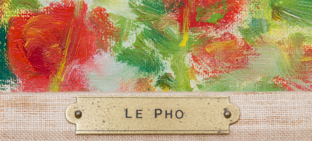 LE PHO (1907-2001): WOMAN WITH POPPIES - Image 2 of 4