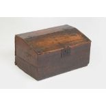 WILLIAM AND MARY METAL-MOUNTED OAK BOX