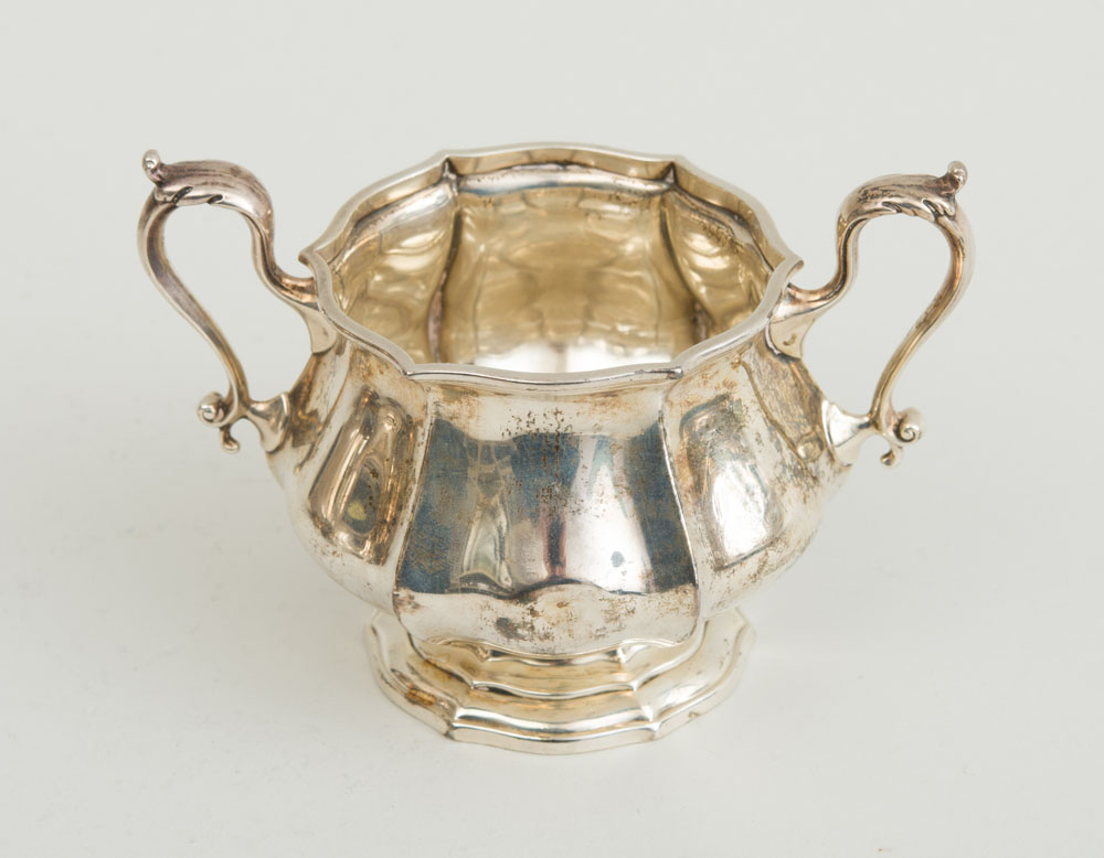 GORHAM MFG. MONOGRAMMED SILVER NINE-PIECE TEA AND COFFEE SERVICE AND MATCHING TWO-HANDLED TRAY - Image 25 of 39