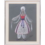 STANISLAS LEPRI (1905-1980): COSTUME DESIGNS: THREE DRAWINGS