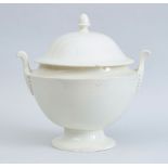 BELL PEARLWARE TWO-HANDLED TUREEN AND COVER