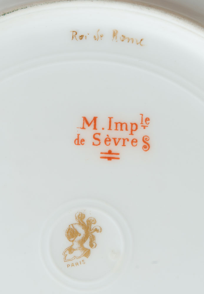 SET OF EIGHT SÈVRES PORCELAIN HAND-COLORED CABINET PLATES - Image 22 of 26