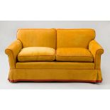 MODERN UPHOLSTERED CHENILLE TWO SEAT SOFA