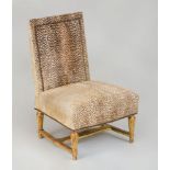 GILTWOOD AND UPHOLSTERED "ELSIE DE WOLFE" SLIPPER CHAIR, DESIGNED BY ALBERT HADLEY