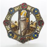 PAIR OF NORTHERN RENAISSANCE LEADED AND STAINED GLASS PANELS